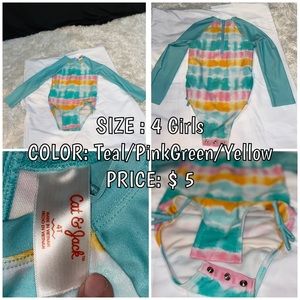 Cute one piece bathing suit for girls